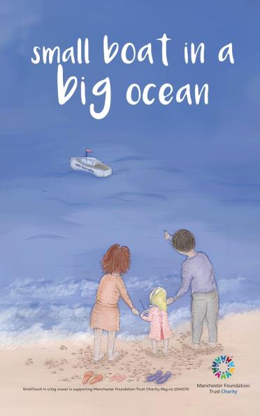 Small Boat In A Big Ocean