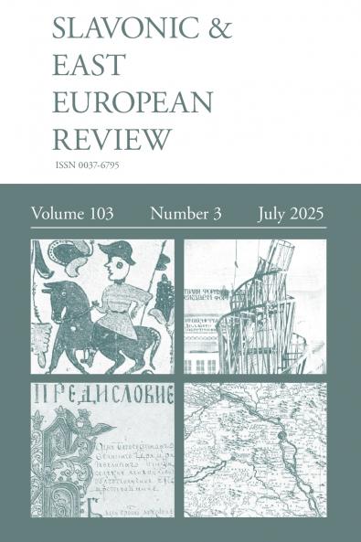 Slavonic & East European Review (103.3) 2025