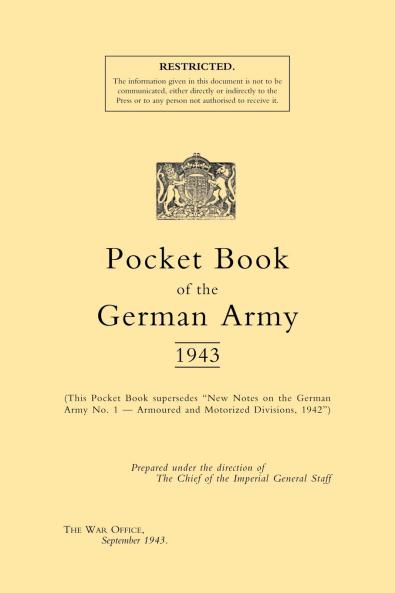 Pocket Book of the German Army 1943
