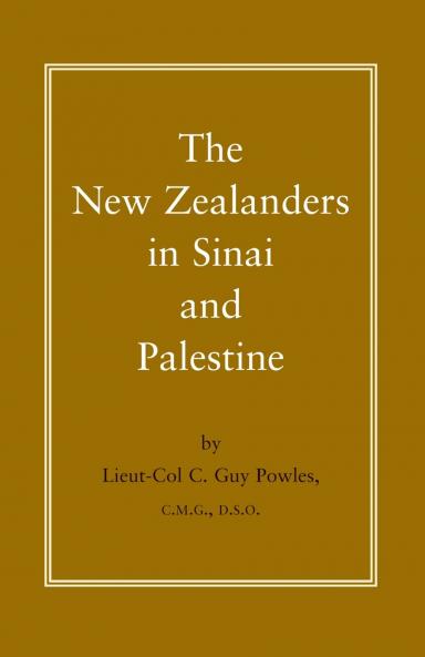 NEW ZEALANDERS IN SINAI AND PALESTINE