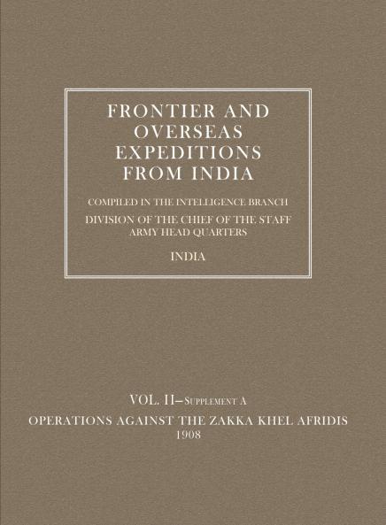 FRONTIER AND OVERSEAS EXPEDITIONS FROM INDIA
