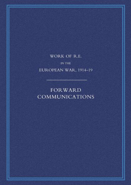 Work of the Royal Engineers in the European War 1914-1918
