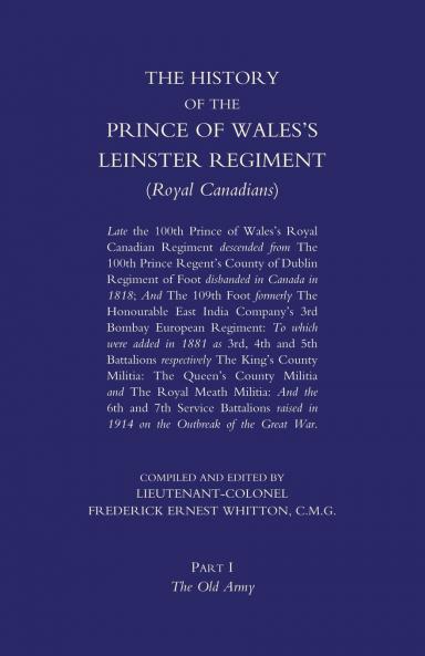 PRINCE OF WALES'S LEINSTER REGIMENT (ROYAL CANADIANS)