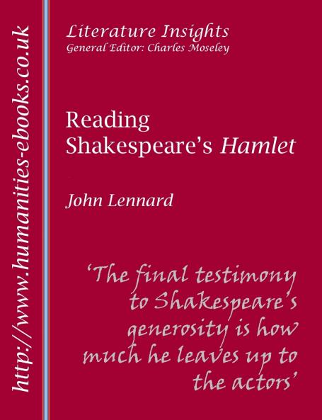 Reading Shakespeare's Hamlet