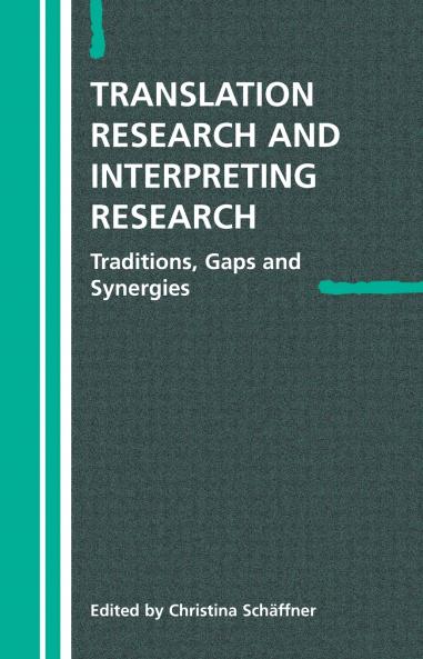 Translation Research and Interpreting Research
