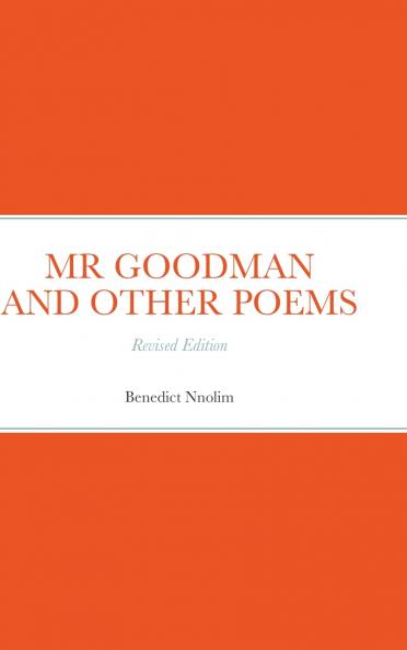 MR GOODMAN AND OTHER POEMS