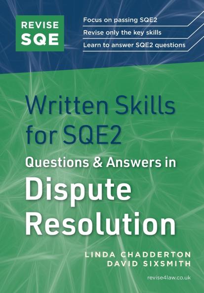 Revise SQE Written Skills for SQE2