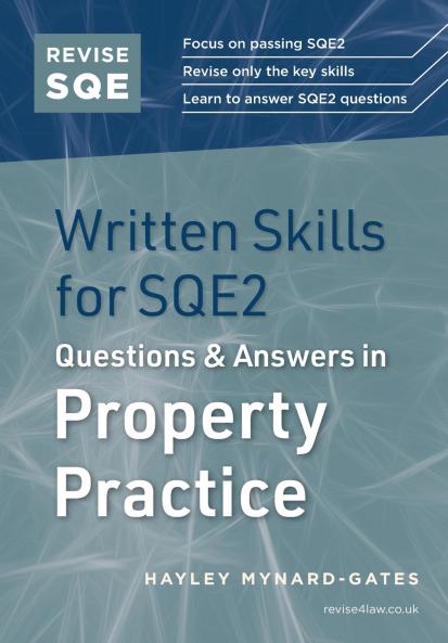 Revise SQE Written Skills for SQE2