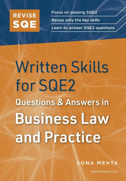 Revise SQE Written Skills for SQE2