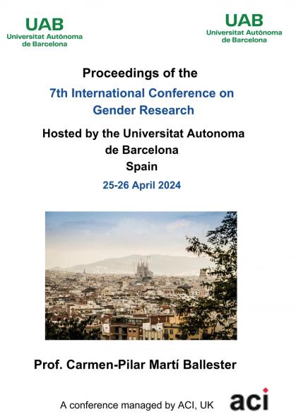 ICGR 2024- Proceedings of the 7th International Conference on Gender Research