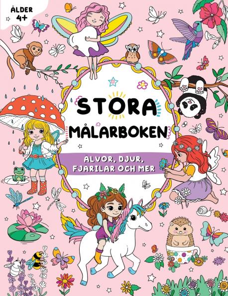 Stora målarboken för flickor