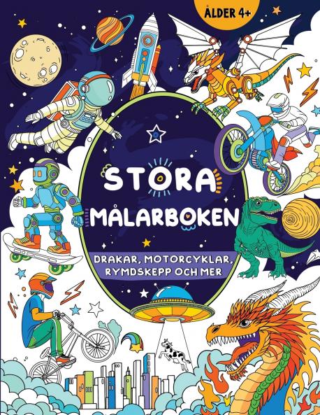 Stora m��larboken f��r pojkar
