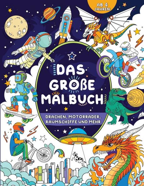 Das große Malbuch für Jungen