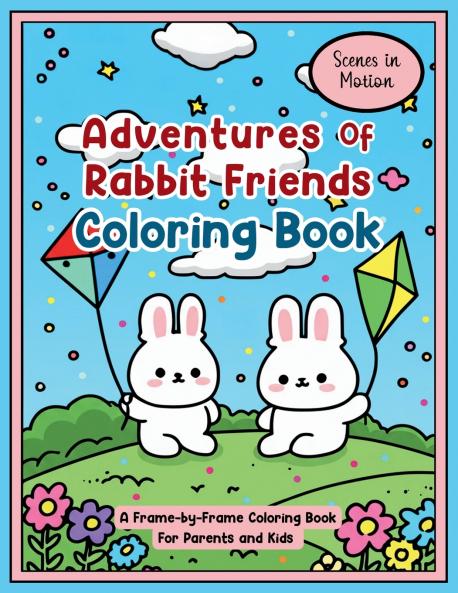 Adventures of Rabbit Friends Coloring Book