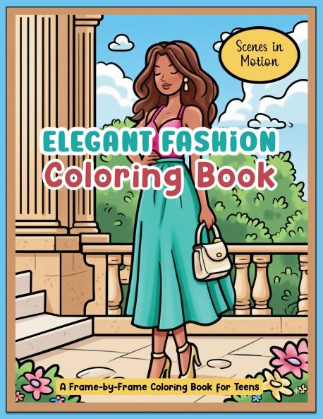 Elegant Fashion Coloring Book