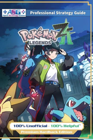 Pokemon Legends Z-A  Strategy Guide Book (Full Color Premium Hardback)