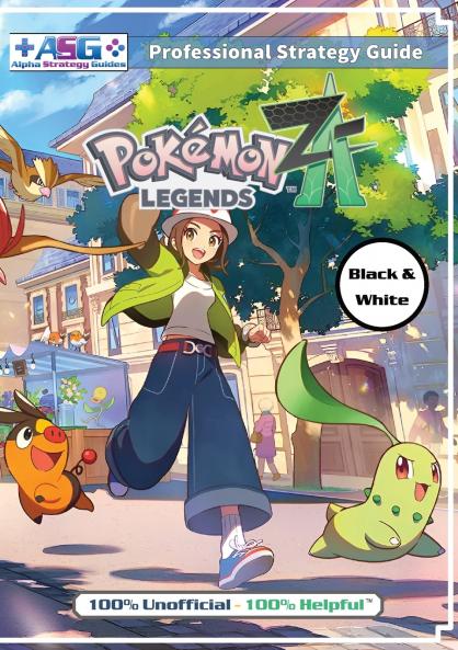 Pokémon Legends Z-A Strategy Guide Book (Black and White Budget-Friendly Edition)
