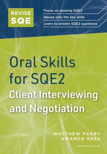 Revise SQE Oral Skills for SQE2