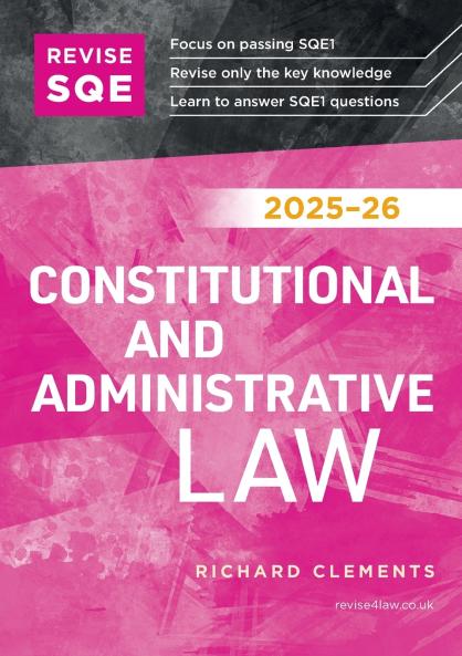 Revise SQE Constitutional and Administrative Law 2025-26