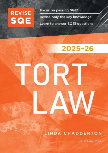 Revise SQE Tort Law 2025-26