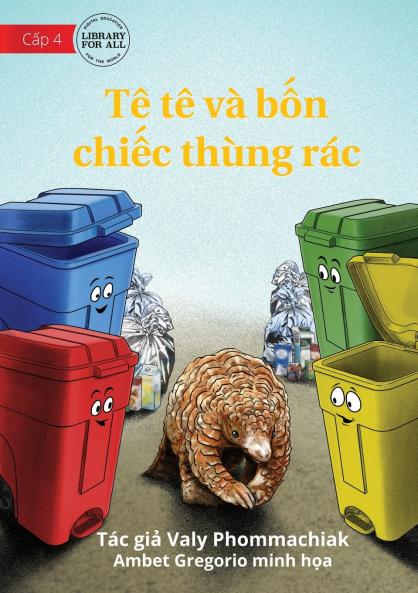 The Pangolin And The 4 Trash Cans - Tê tê và bốn chiếc thùng rác