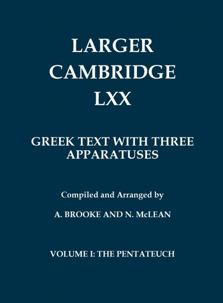 Larger Cambridge LXX - The Old Testament in Greek