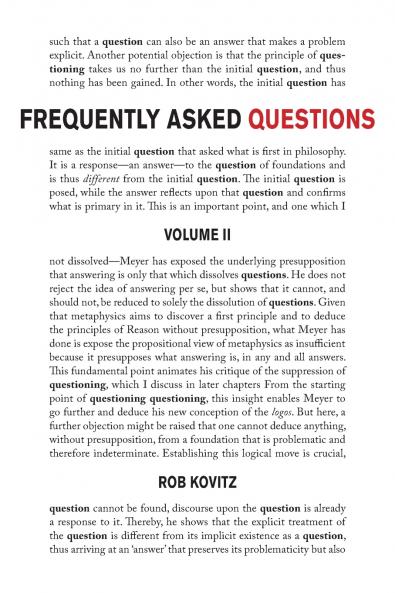 Frequently Asked Questions Volume 2