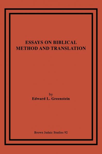 Essays on Biblical Method and Translation