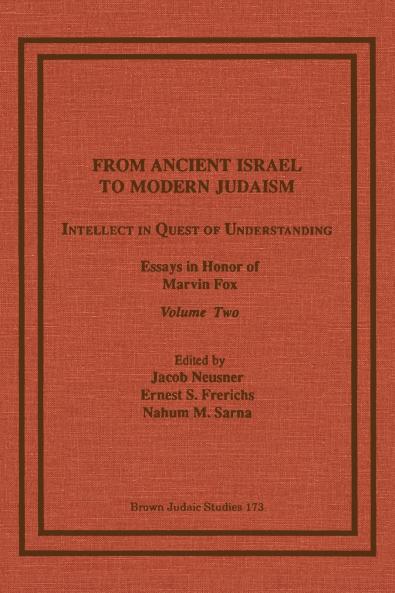 From Ancient Israel to Modern Judaism