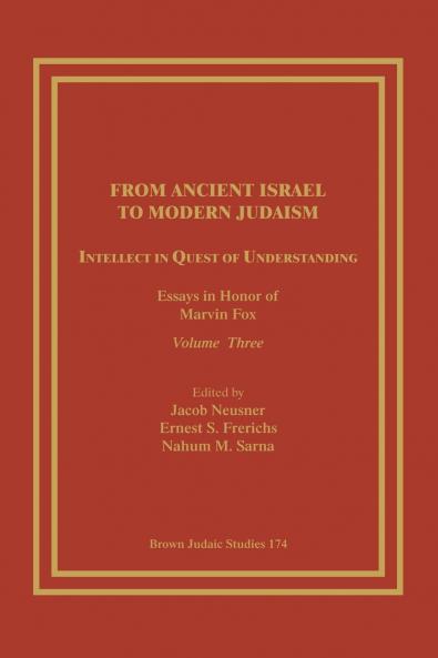 From Ancient Israel to Modern Judaism