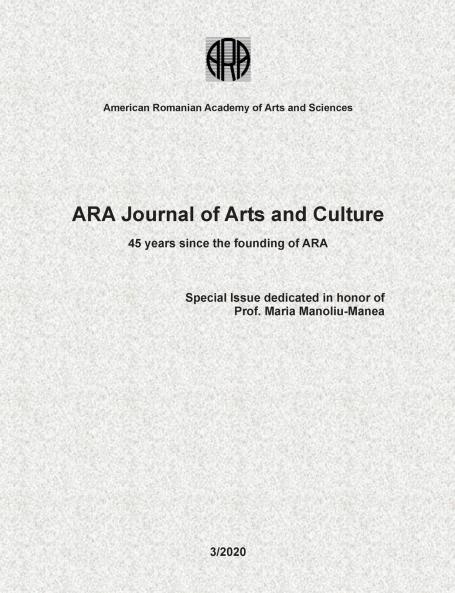 ARA Journal of Arts and Culture Nr. 3 (2020)