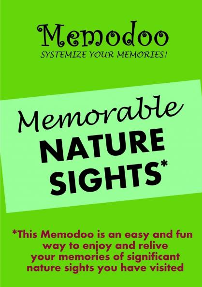 Memodoo Memorable Nature Sights