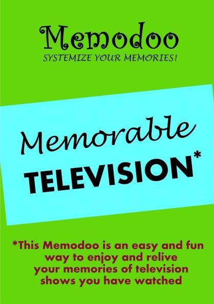 Memodoo Memorable Television