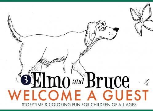 Elmo and Bruce Welcome a Guest