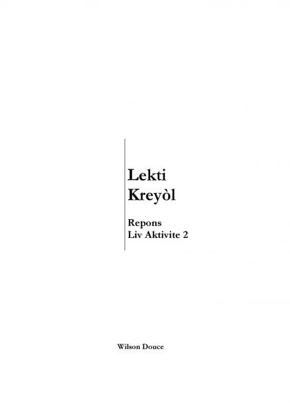 Lekti Krey��l Repons Liv Aktivite 2