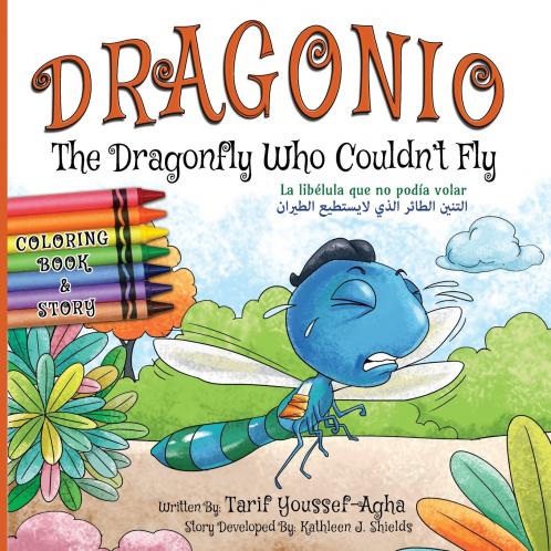 DRAGONIO The Dragonfly Who Couldn't Fly - Coloring Book