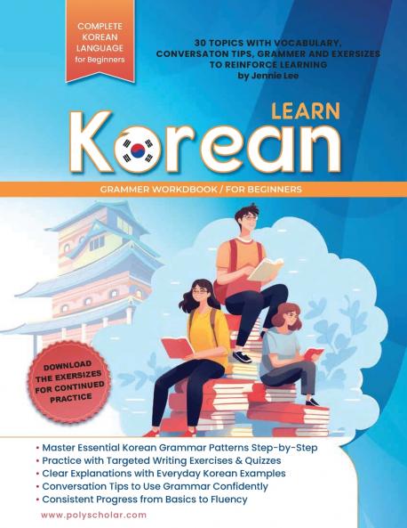 Learn Korean Grammer Workbook For Beginners