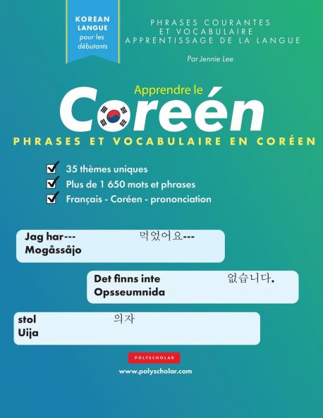 Apprendre le Coréen  Phrases et Vocabulaire