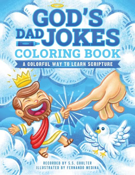 God's Dad Jokes Coloring Book