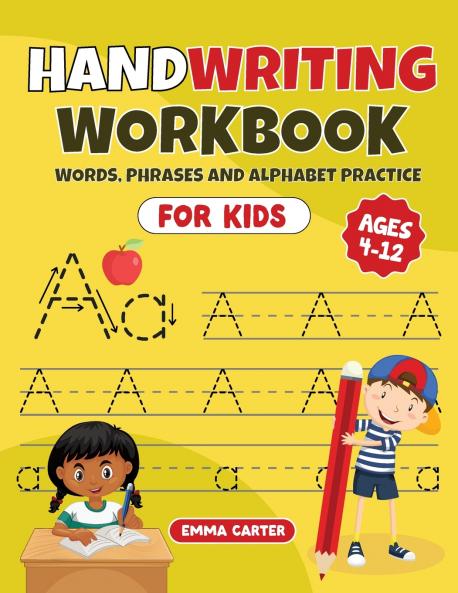 Handwriting Workbook for Kids Ages 4-12