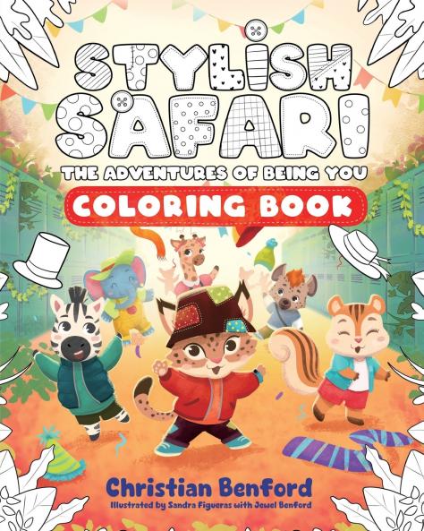 Stylish Safari Coloring Book