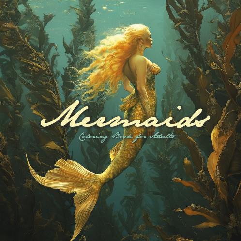 Mermaids Coloring Book for Adults