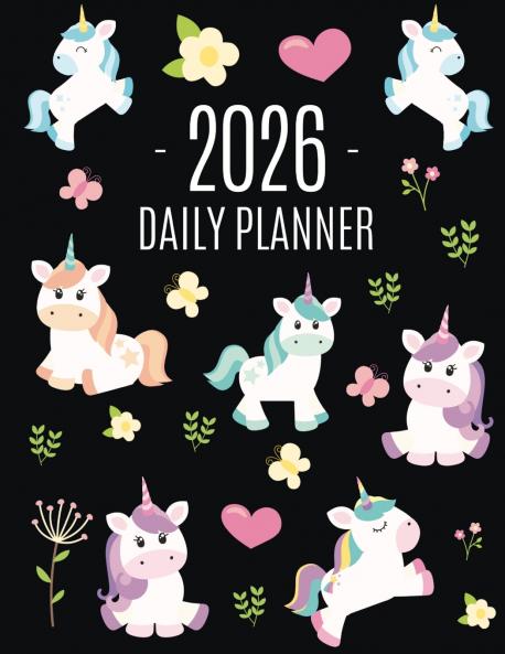 Unicorn Daily Planner 2026