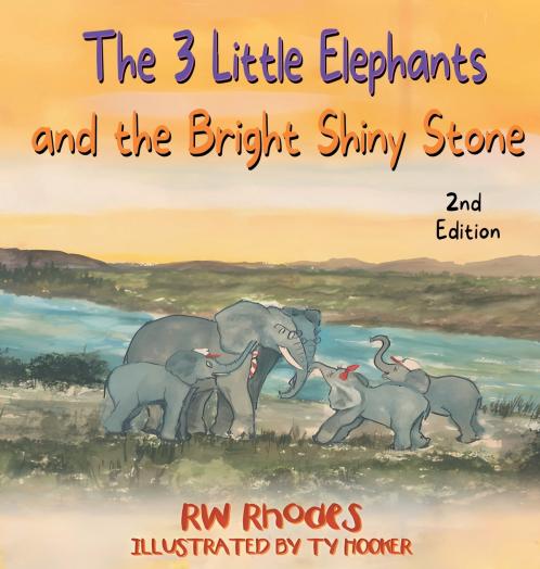 The 3 Little Elephants and the Bright Shiny Stone