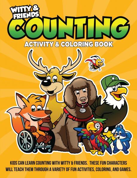 Counting Activity & Coloring Book