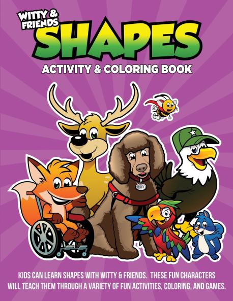 Shapes Activity & Coloring Book