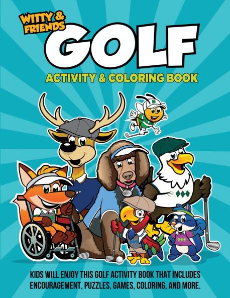 Golf Activity & Coloring Book