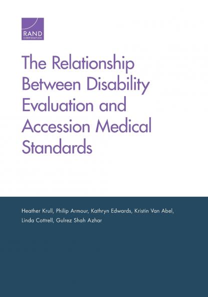 The Relationship Between Disability Evaluation and Accession Medical Standards