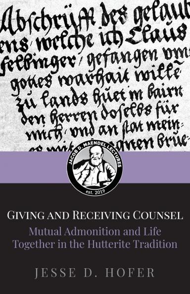 Giving and Receiving Counsel