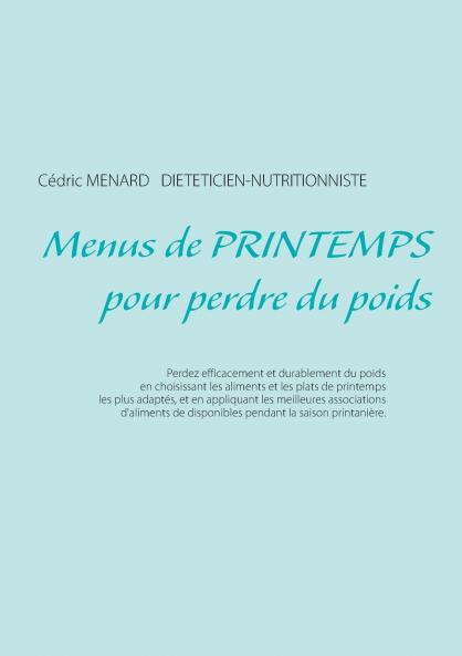 Menus de printemps pour perdre du poids